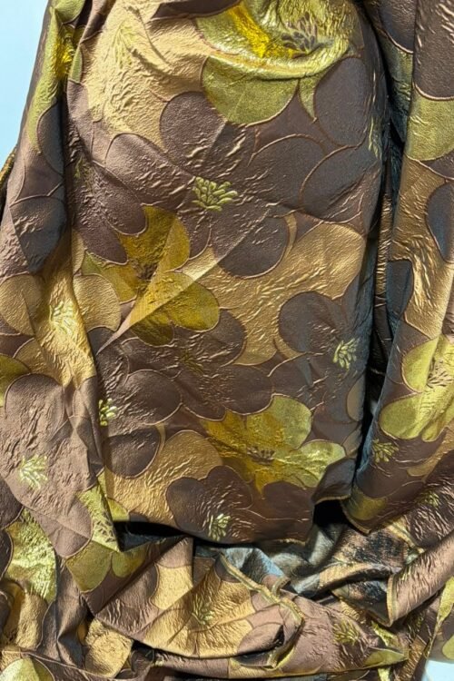 Brown & Gold Brocade