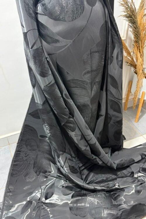 Grey & Ash Flora Brocade